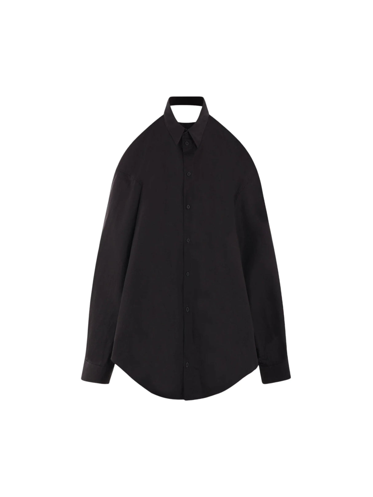 Cotton Poplin Shirt Dress-BALENCIAGA-JOHN JULIA