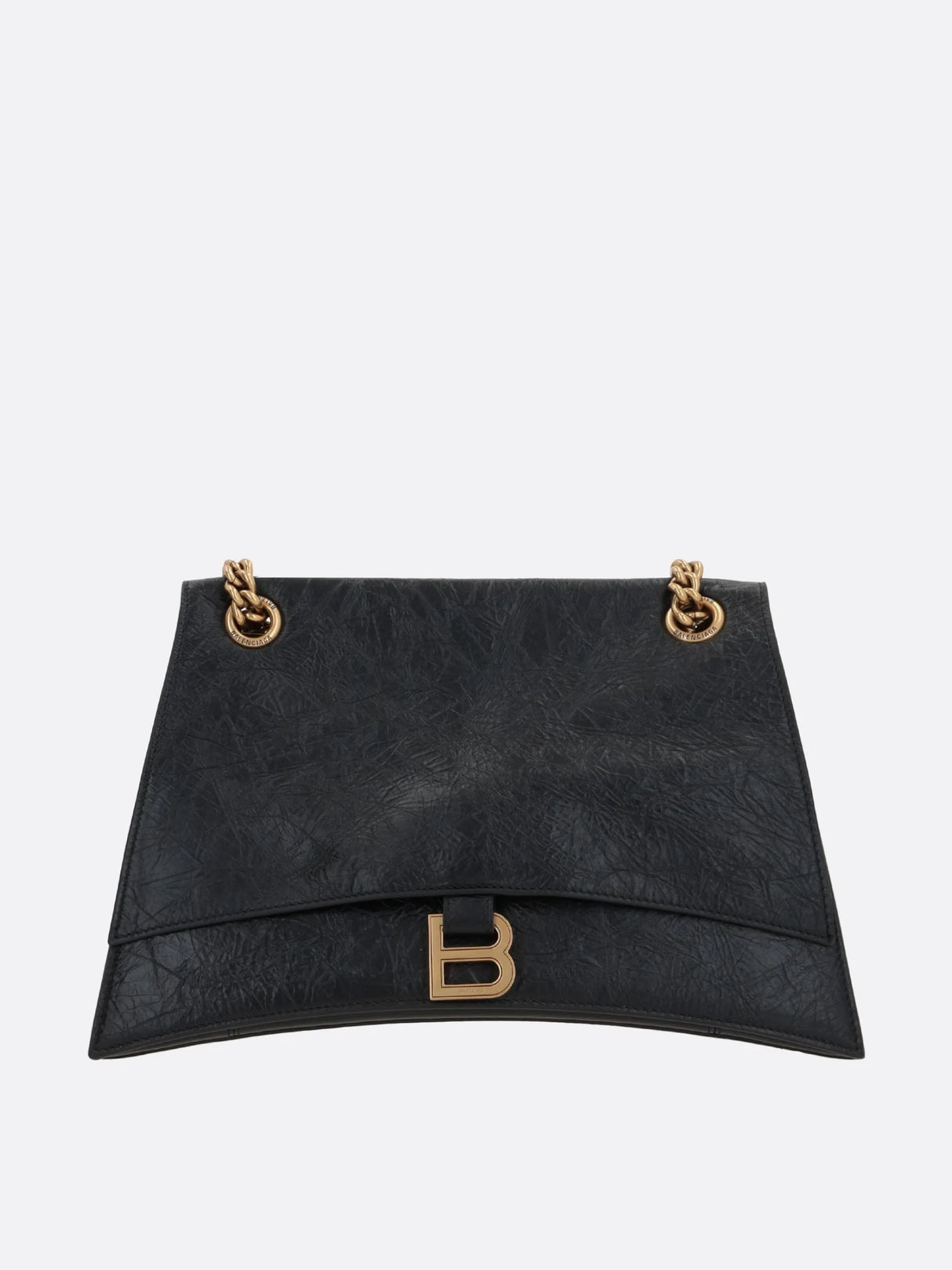 Crush Medium Leather Shoulder Bag-BALENCIAGA-JOHN JULIA