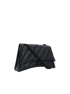 Crush Medium Quilted Shoulder Bag-BALENCIAGA-JOHN JULIA