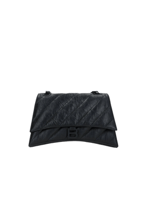 Crush Medium Quilted Shoulder Bag-BALENCIAGA-JOHN JULIA