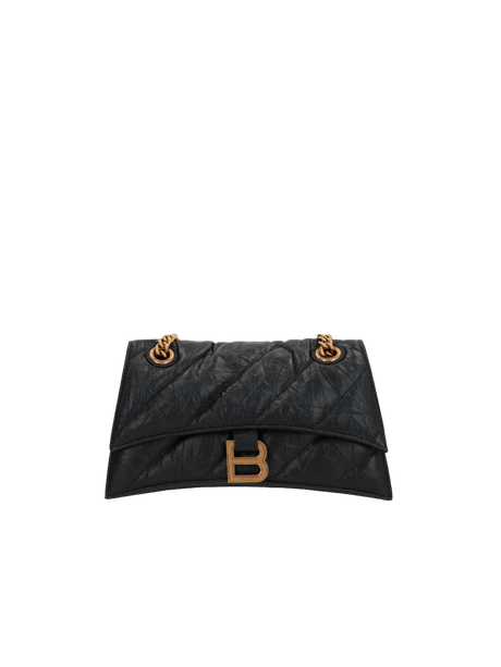 Crush Small Quilted Chain Bag-BALENCIAGA-JOHN JULIA