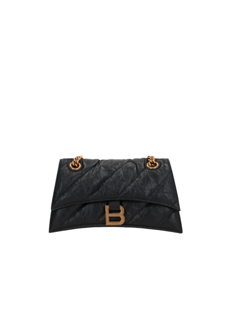 Crush Small Quilted Chain Bag-BALENCIAGA-JOHN JULIA