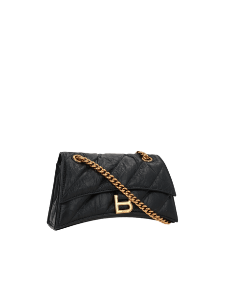 Crush Small Quilted Chain Bag-BALENCIAGA-JOHN JULIA