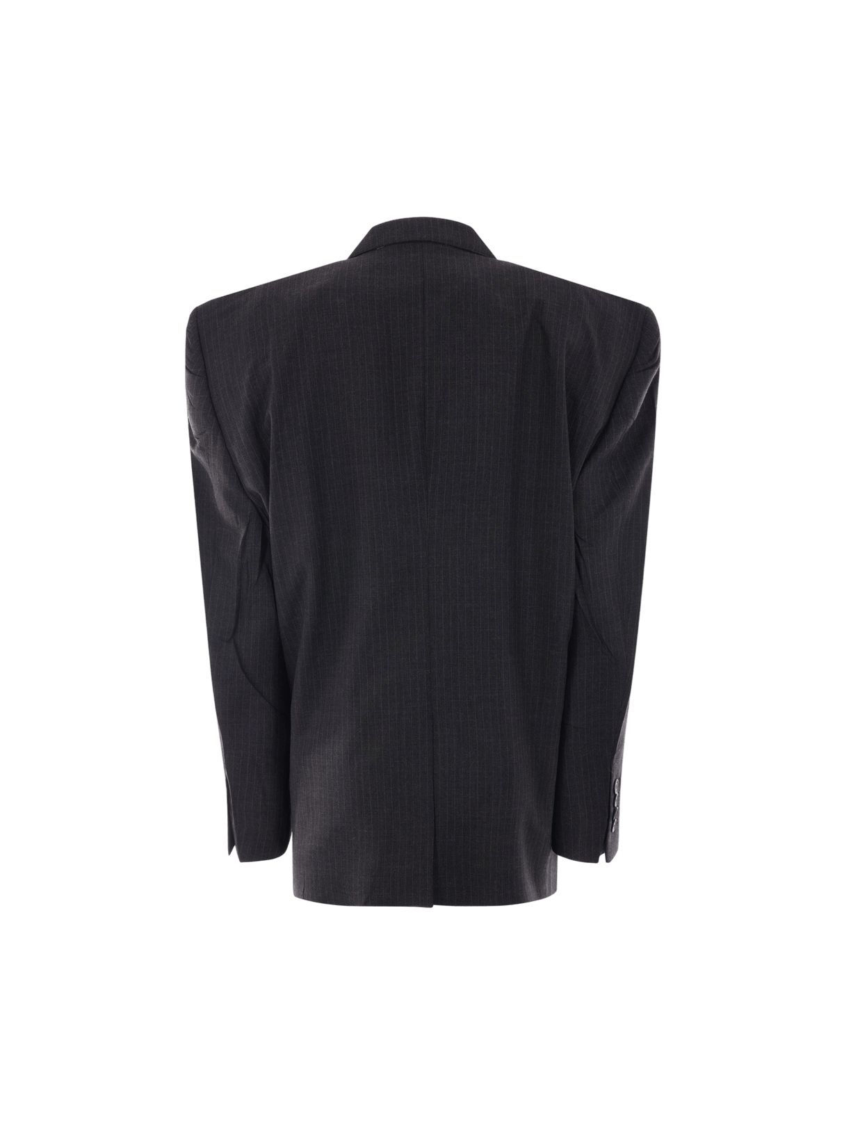 Cut Away Boxy Single-breasted Wool Jacket-BALENCIAGA-JOHN JULIA