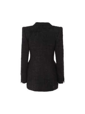 BALENCIAGA-Double-breasted Tweed Jacket-JOHN JULIA