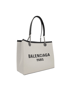 Duty Free Medium Canvas Tote Bag-BALENCIAGA-JOHN JULIA