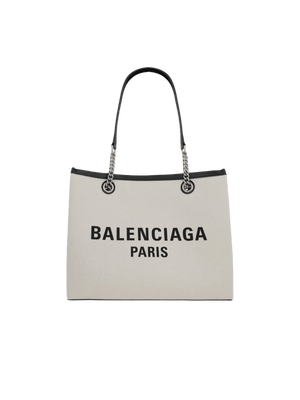 Duty Free Medium Canvas Tote Bag-BALENCIAGA-JOHN JULIA