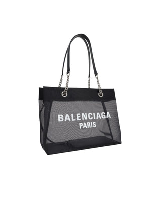 Duty Free Medium Mesh Tote Bag-BALENCIAGA-JOHN JULIA