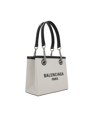 Duty Free Small Canvas Tote Bag-BALENCIAGA-JOHN JULIA