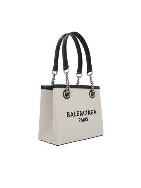 Duty Free Small Canvas Tote Bag-BALENCIAGA-JOHN JULIA