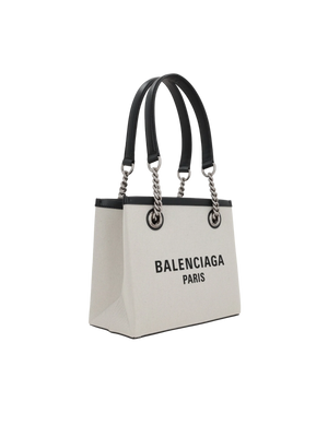 Duty Free Small Canvas Tote Bag-BALENCIAGA-JOHN JULIA