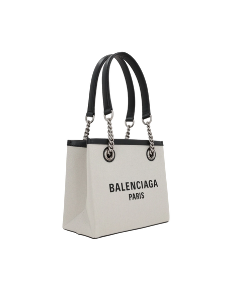 Duty Free Small Canvas Tote Bag-BALENCIAGA-JOHN JULIA