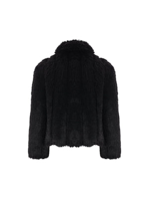 Faux Fur Shrunk Jacket-BALENCIAGA-JOHN JULIA