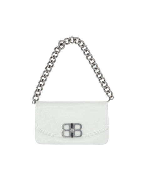 Flap BB Soft Small Leather Shoulder Bag-BALENCIAGA-JOHN JULIA