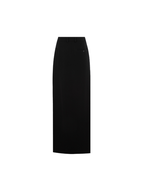 Gabardine Wool Skirt-BALENCIAGA-JOHN JULIA