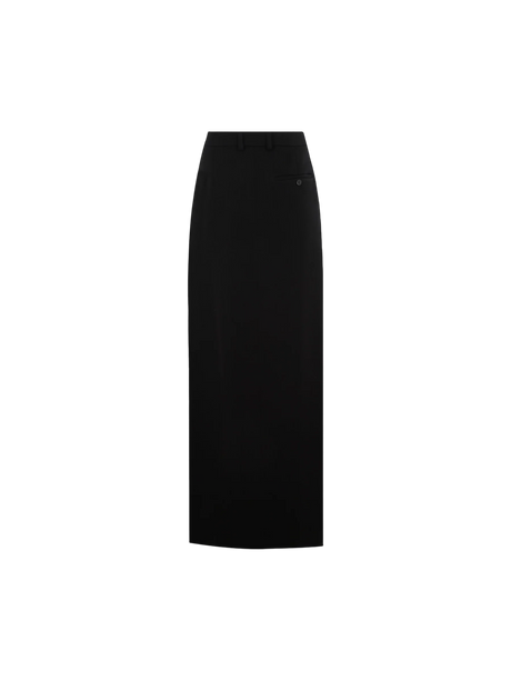 Gabardine Wool Skirt-BALENCIAGA-JOHN JULIA