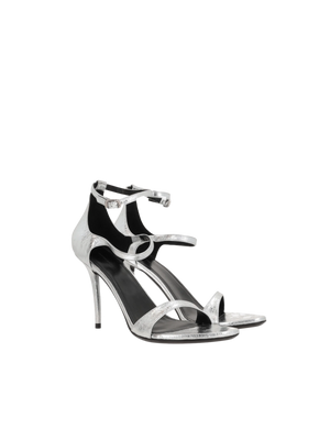 Honey Laminated Leather Sandals-BALENCIAGA-JOHN JULIA