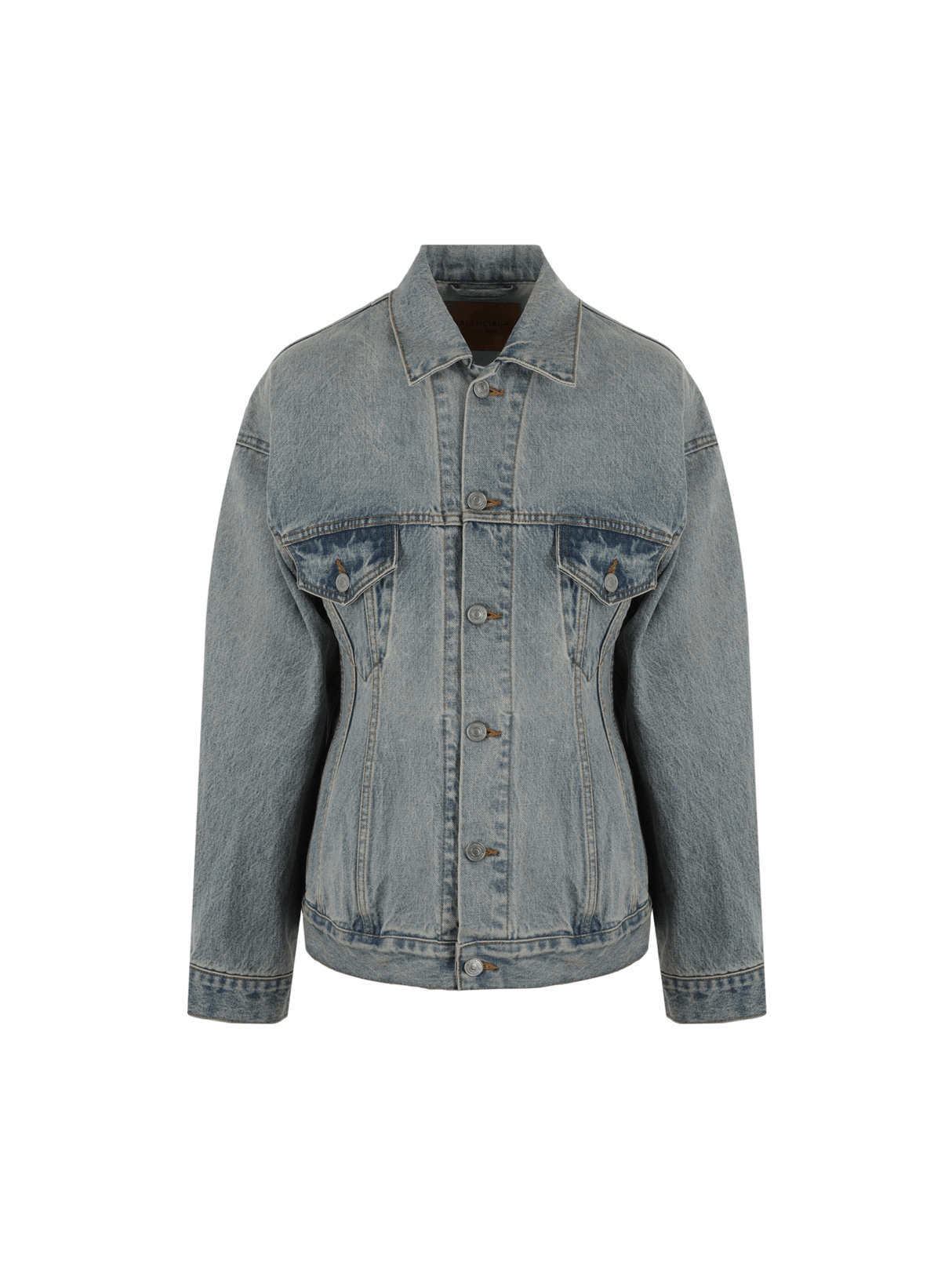 Hourglass Denim Jacket-BALENCIAGA-JOHN JULIA