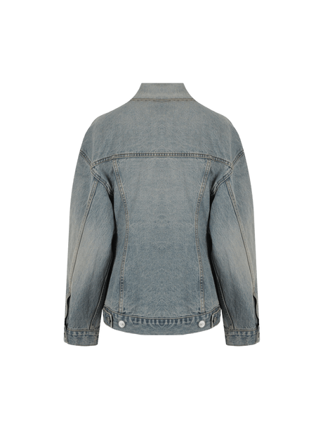 Hourglass Denim Jacket-BALENCIAGA-JOHN JULIA