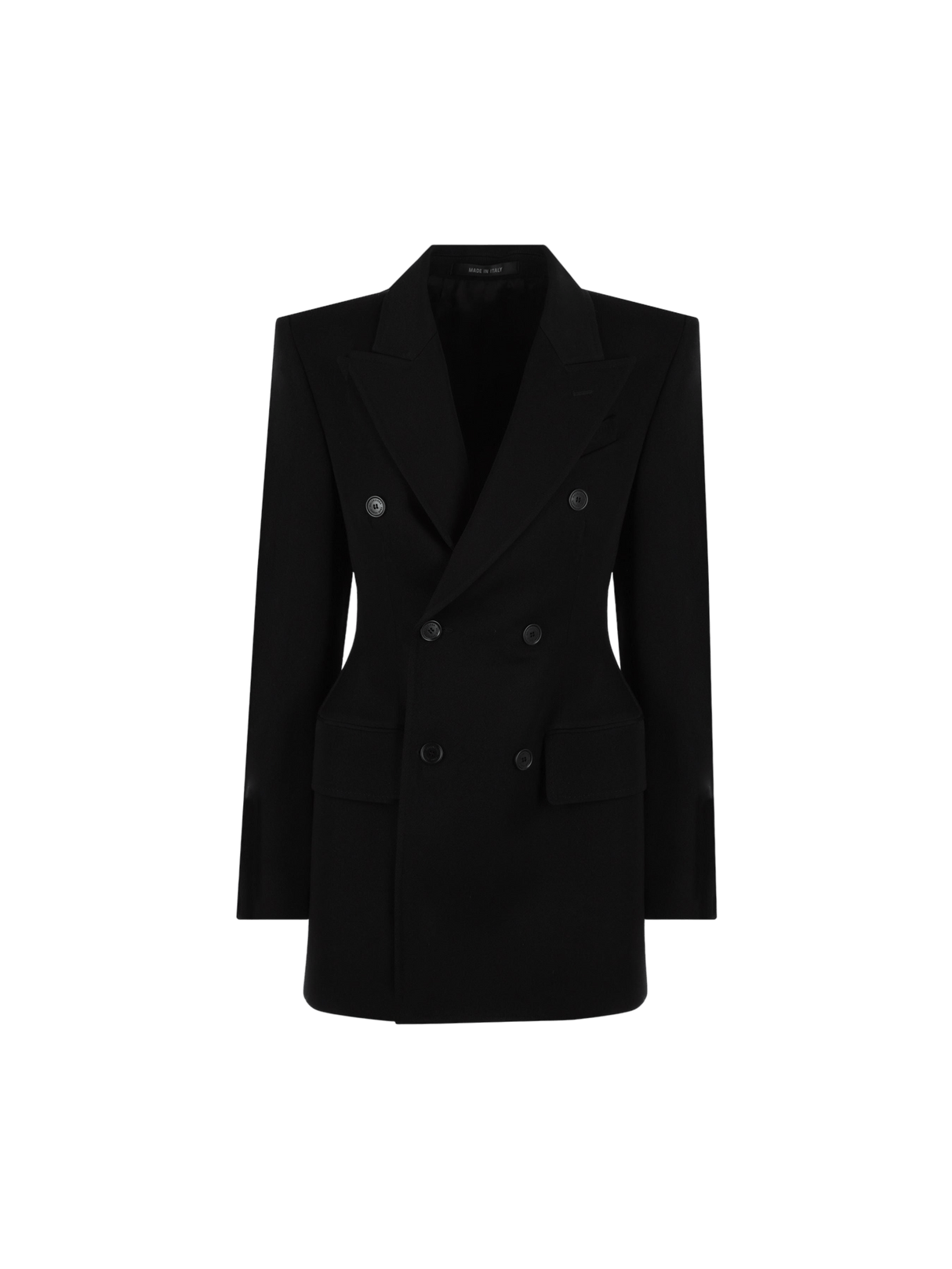 Hourglass Double-breasted Drill Jacket-BALENCIAGA-JOHN JULIA