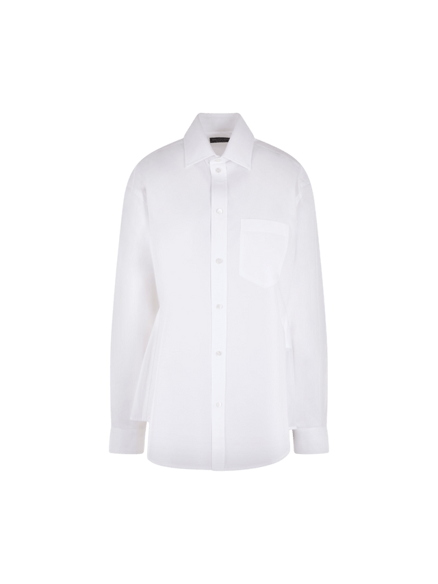 Hourglass Loose-fit Poplin Shirt-BALENCIAGA-JOHN JULIA