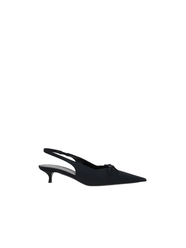 Knife Bow Spandex Slingbacks-BALENCIAGA-JOHN JULIA