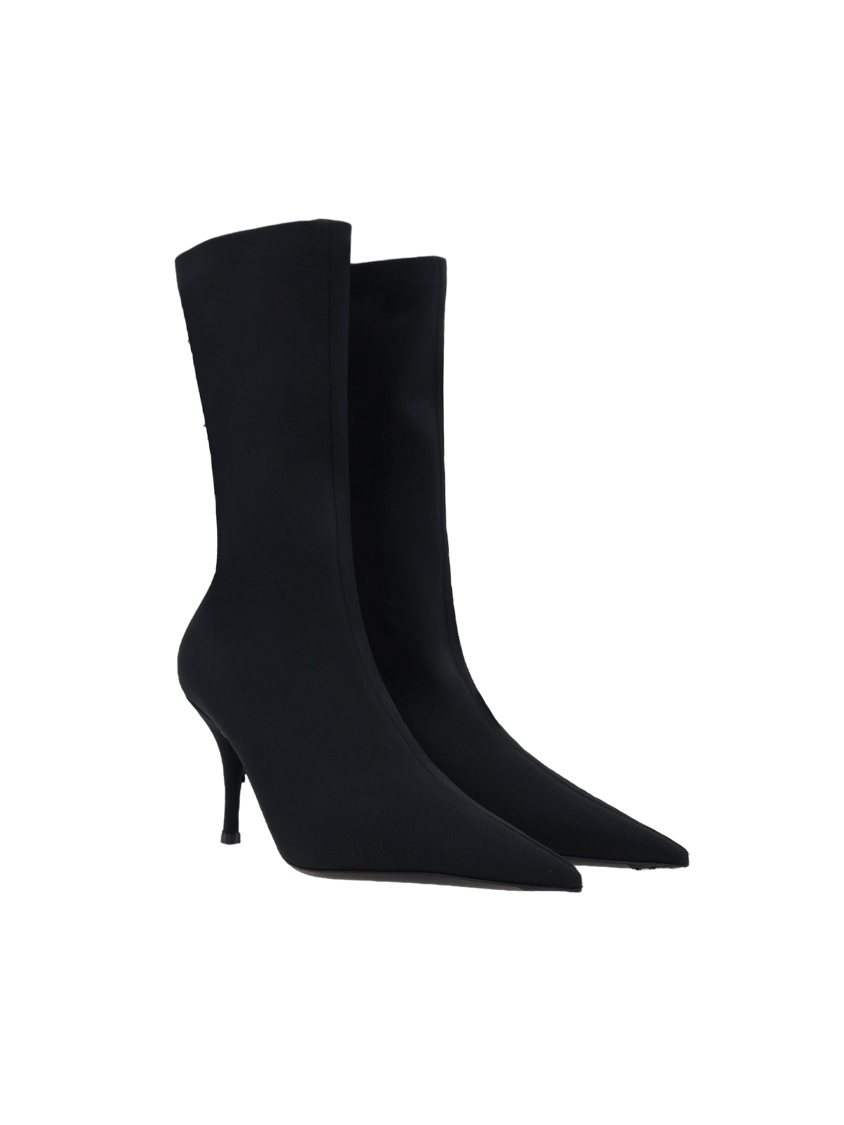 Knife Matte Spandex Ankle Boots-BALENCIAGA-JOHN JULIA