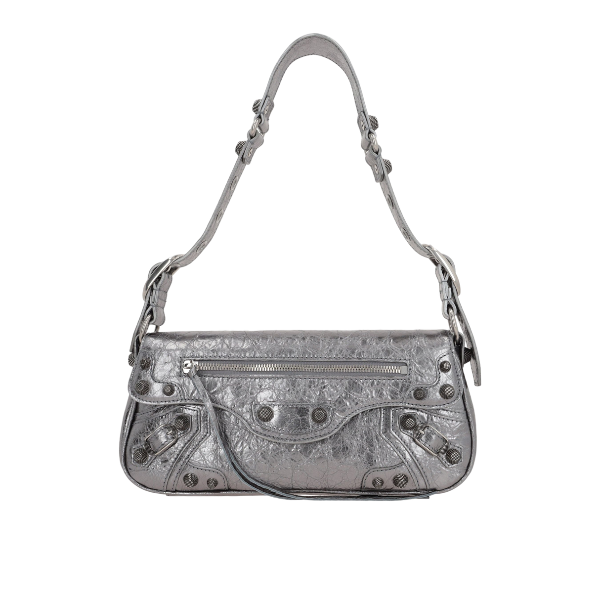 Le Cagole Sling Laminated Shoulder Bag-BALENCIAGA-JOHN JULIA