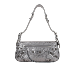 Le Cagole Sling Laminated Shoulder Bag-BALENCIAGA-JOHN JULIA