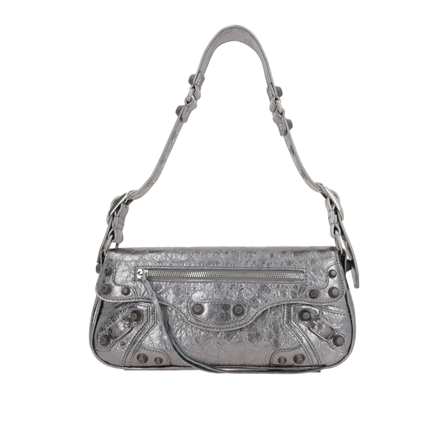 Le Cagole Sling Laminated Shoulder Bag-BALENCIAGA-JOHN JULIA