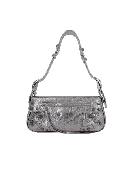 Le Cagole Sling Laminated Shoulder Bag-BALENCIAGA-JOHN JULIA