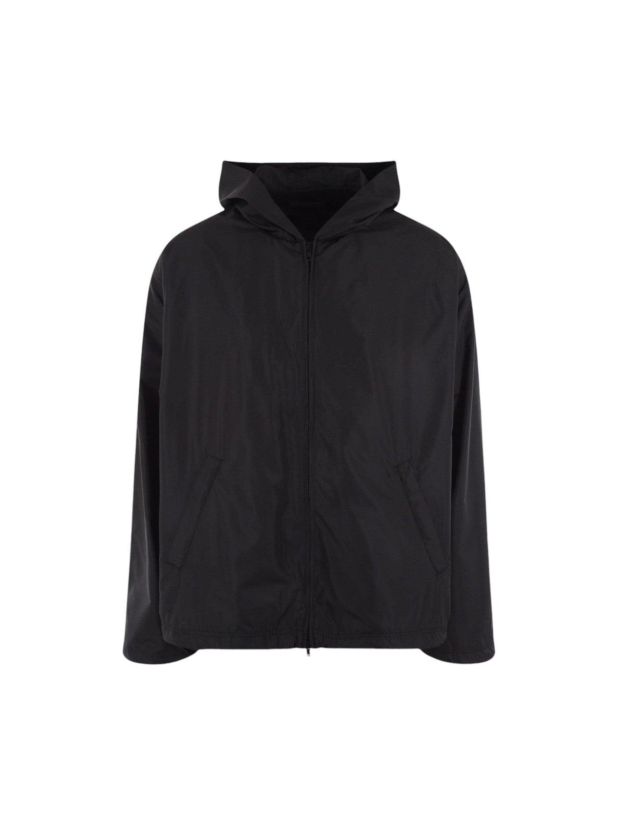 BALENCIAGA-Logo Printed Oversized Nylon Jacket-JOHN JULIA