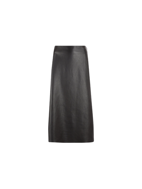 BALENCIAGA-Nappa A-line Skirt-JOHN JULIA