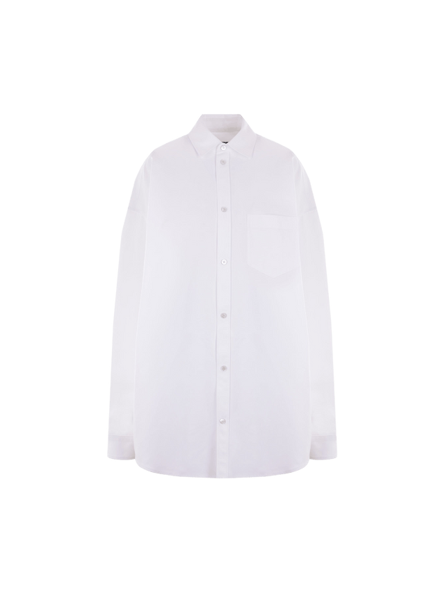 Oversize Poplin Overshirt-BALENCIAGA-JOHN JULIA