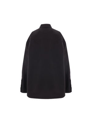 Oversize Poplin Overshirt-BALENCIAGA-JOHN JULIA