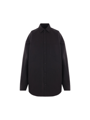 Oversize Poplin Overshirt-BALENCIAGA-JOHN JULIA