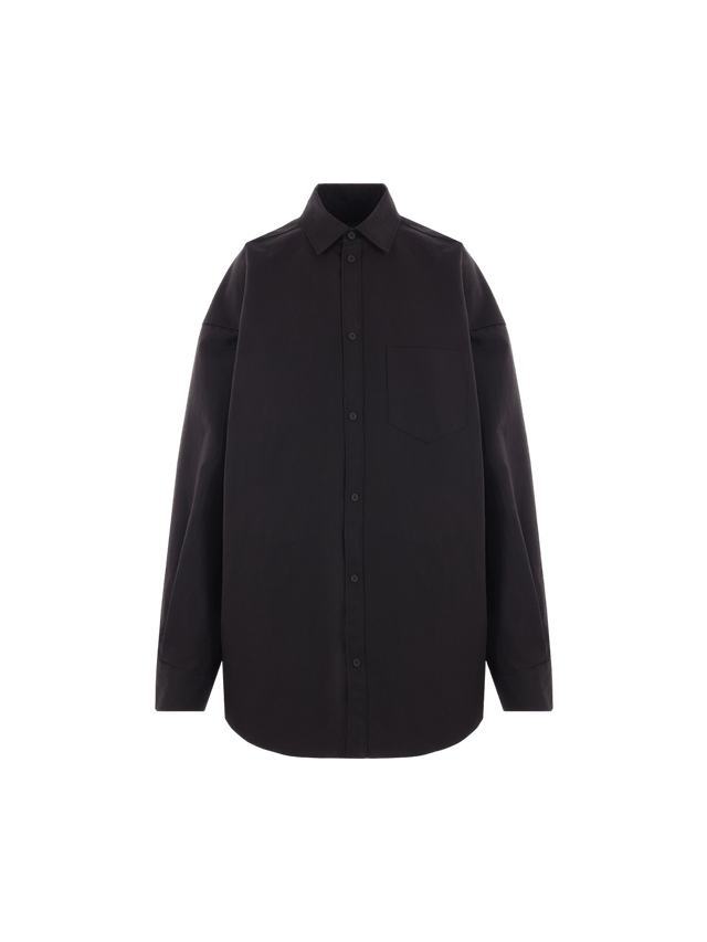 Oversize Poplin Overshirt-BALENCIAGA-JOHN JULIA