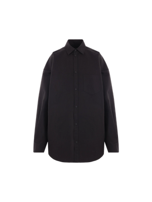 Oversize Poplin Overshirt-BALENCIAGA-JOHN JULIA