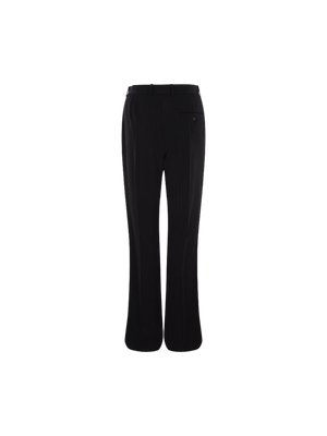 Pinstripe Twill Straight-leg Pants-BALENCIAGA-JOHN JULIA