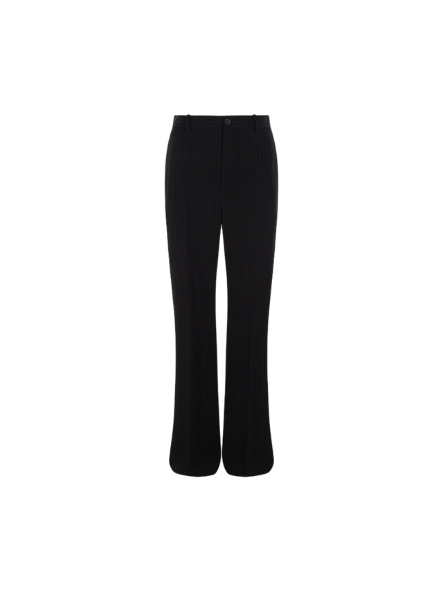 Pinstripe Twill Straight-leg Pants-BALENCIAGA-JOHN JULIA