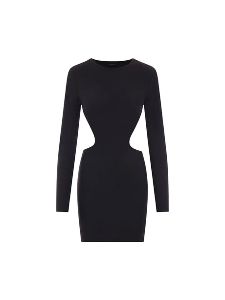 Stretch Jersey Fitted Minidress-BALENCIAGA-JOHN JULIA