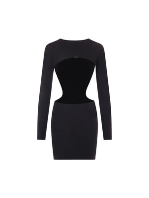 Stretch Jersey Fitted Minidress-BALENCIAGA-JOHN JULIA