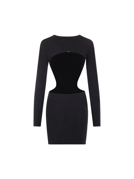 Stretch Jersey Fitted Minidress-BALENCIAGA-JOHN JULIA