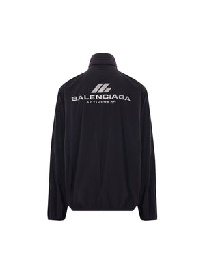 Stretch Nylon Activewear Windbreaker-BALENCIAGA-JOHN JULIA