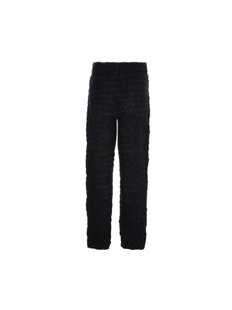 Textured Tweed Baggy Pants-BALENCIAGA-JOHN JULIA