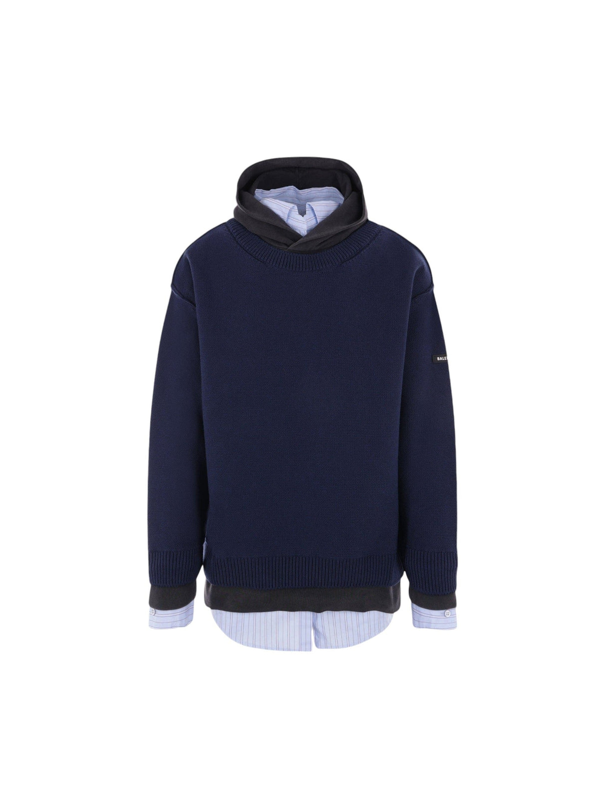 Trompe-l'oeil Layered Hoodie-BALENCIAGA-JOHN JULIA