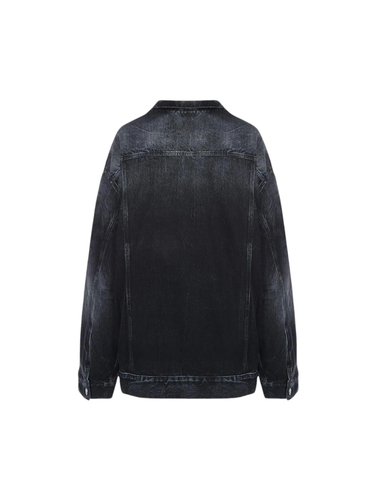 Trompe L'oeil Padded Denim Jacket-BALENCIAGA-JOHN JULIA