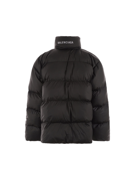 Wrap Nylon Oversized Padded Jacket-BALENCIAGA-JOHN JULIA