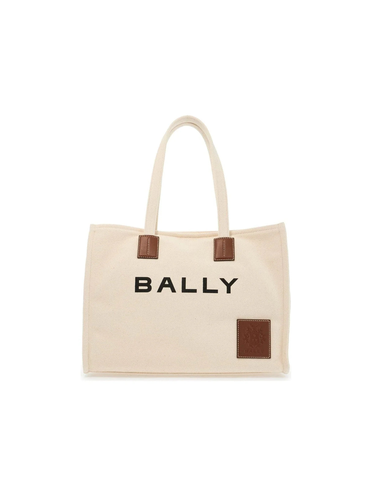 Akelei Canvas Tote Bag-Bally-JOHN JULIA