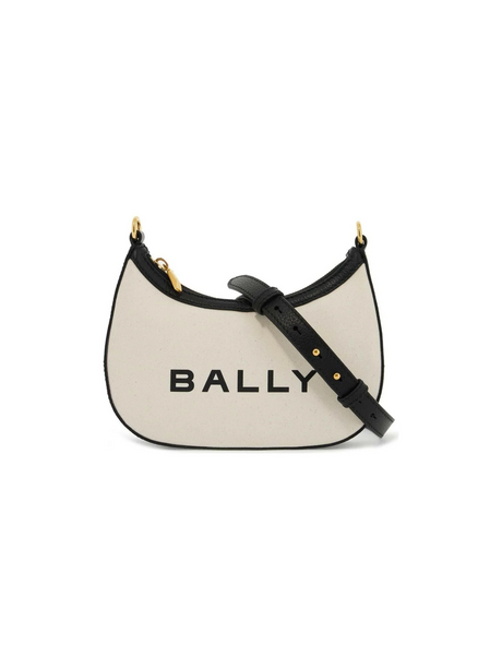 Bar Ellipse Organic Canvas Shoulder Bag.